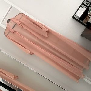 F21 sheer pink tunic.